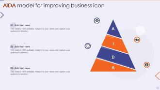 AIDA Model For Improving Business Icon
