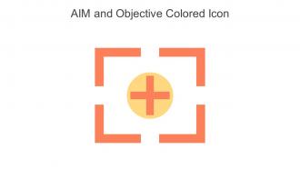 Aim And Objective Colored Icon In Powerpoint Pptx Png And Editable Eps Format