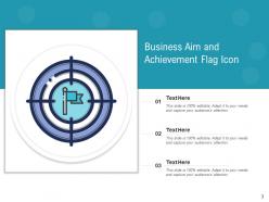 Aim icon business achievement financial collaboartive arrow circles