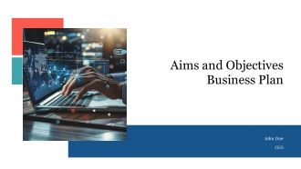 Aims And Objectives Business Plan PPT Slides AT