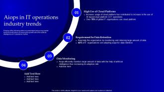 AIOps In It Operations Industry Trends Operational Strategy For Machine Learning