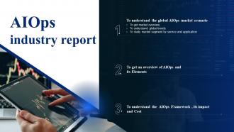 AIOps Industry Report Ppt Powerpoint Presentation File Background Images