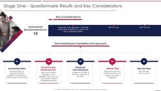 AIOps Playbook Stage One QuestionnAIre Results And Key Considerations Ppt Elements