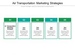 Air cargo marketing plan ppt powerpoint presentation outline show cpb