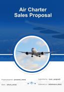 Air charter sales proposal example document report doc pdf ppt
