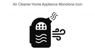 Air Cleaner Home Appliance Monotone Icon In Powerpoint Pptx Png And Editable Eps Format
