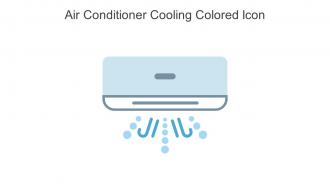 Air Conditioner Cooling Colored Icon In Powerpoint Pptx Png And Editable Eps Format