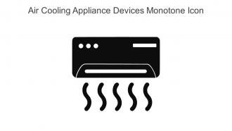 Air Cooling Appliance Devices Monotone Icon In Powerpoint Pptx Png And Editable Eps Format