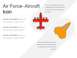 Air force aircraft icon