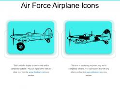 Air force airplane icons