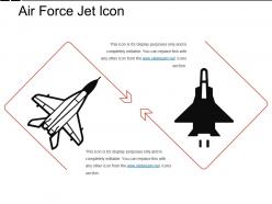 Air force jet icon