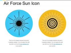 Air force sun icon