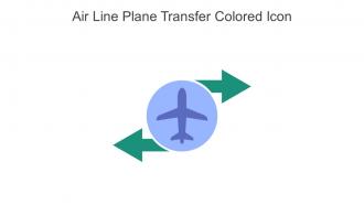 Air Line Plane Transfer Colored Icon In Powerpoint Pptx Png And Editable Eps Format