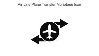 Air Line Plane Transfer Monotone Icon In Powerpoint Pptx Png And Editable Eps Format