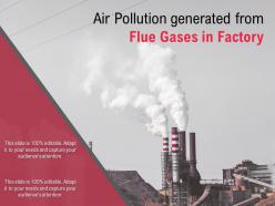Air Pollution Generated From Flue Gases In Factory