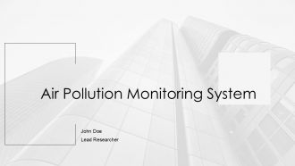 Air Pollution Monitoring System PPT Outline AT
