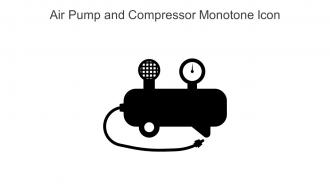 Air Pump And Compressor Monotone Icon In Powerpoint Pptx Png And Editable Eps Format