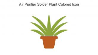 Air Purifier Spider Plant Colored Icon In Powerpoint Pptx Png And Editable Eps Format