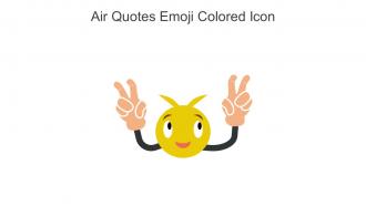 Air Quotes Emoji Colored Icon In Powerpoint Pptx Png And Editable Eps Format