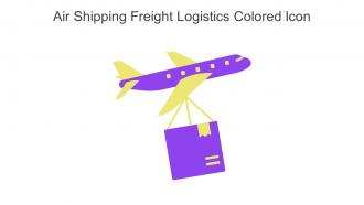 Air Shipping Freight Logistics Colored Icon In Powerpoint Pptx Png And Editable Eps Format