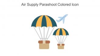 Air Supply Parashoot Colored Icon In Powerpoint Pptx Png And Editable Eps Format