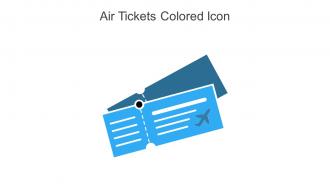 Air Tickets Colored Icon In Powerpoint Pptx Png And Editable Eps Format