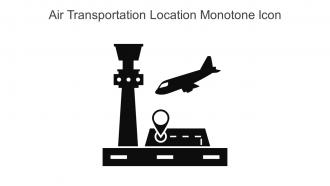 Air Transportation Location Monotone Icon In Powerpoint Pptx Png And Editable Eps Format