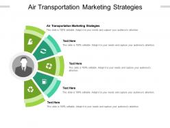 Air transportation marketing strategies ppt powerpoint presentation portfolio slide download cpb
