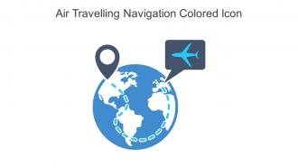 Air Travelling Navigation Colored Icon In Powerpoint Pptx Png And Editable Eps Format