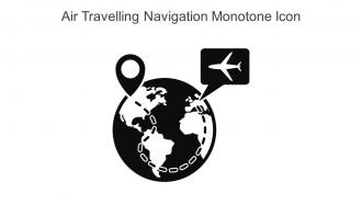 Air Travelling Navigation Monotone Icon In Powerpoint Pptx Png And Editable Eps Format