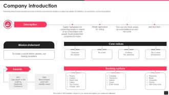 AIRBNB Company Outline Powerpoint PPT Template Bundles DK MD Content Ready Customizable