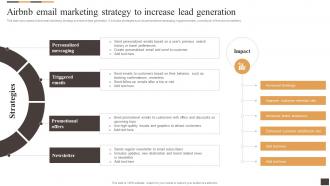 Airbnb Email Marketing Strategy To Increase Lead Generation Applying Multiple Marketing Strategy SS V