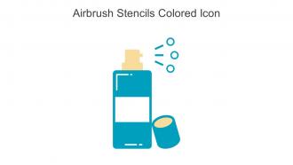 Airbrush Stencils Colored Icon In Powerpoint Pptx Png And Editable Eps Format