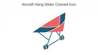 Aircraft Hang Glider Colored Icon In Powerpoint Pptx Png And Editable Eps Format