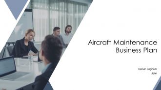 Aircraft Maintenance Business Pla PPT Outline ACP