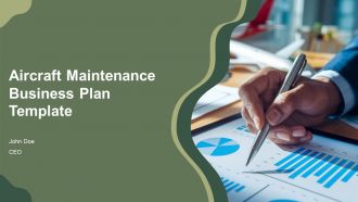 Aircraft Maintenance Business Plan Template PPT Outline ACP