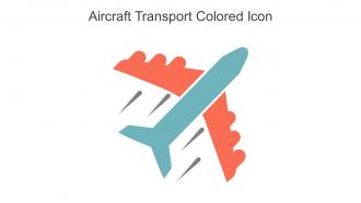 Aircraft Transport Colored Icon In Powerpoint Pptx Png And Editable Eps Format