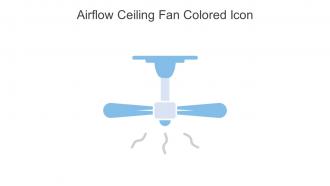 Airflow Ceiling Fan Colored Icon In Powerpoint Pptx Png And Editable Eps Format