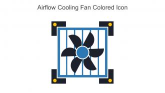 Airflow Cooling Fan Colored Icon In Powerpoint Pptx Png And Editable Eps Format