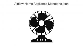 Airflow Home Appliance Monotone Icon In Powerpoint Pptx Png And Editable Eps Format