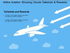 Airline aviation showing clouds tailwinds and rewards