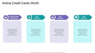 Airline Credit Cards Worth In Powerpoint And Google Slides Cpb