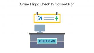 Airline Flight Check In Colored Icon In Powerpoint Pptx Png And Editable Eps Format