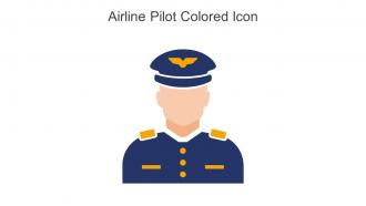 Airline Pilot Colored Icon In Powerpoint Pptx Png And Editable Eps Format