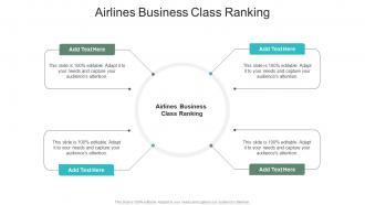 Airlines Business Class Ranking In Powerpoint And Google Slides Cpb