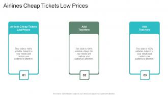 Airlines Cheap Tickets Low Prices In Powerpoint And Google Slides Cpb