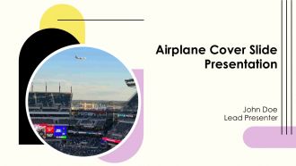 Airplane Cover Slide Presentation PPT Mockup AT