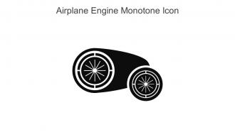 Airplane Engine Monotone Icon In Powerpoint Pptx Png And Editable Eps Format