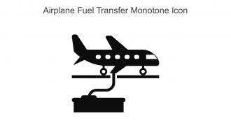 Airplane Fuel Transfer Monotone Icon In Powerpoint Pptx Png And Editable Eps Format