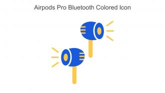 Airpods Pro Bluetooth Colored Icon In Powerpoint Pptx Png And Editable Eps Format